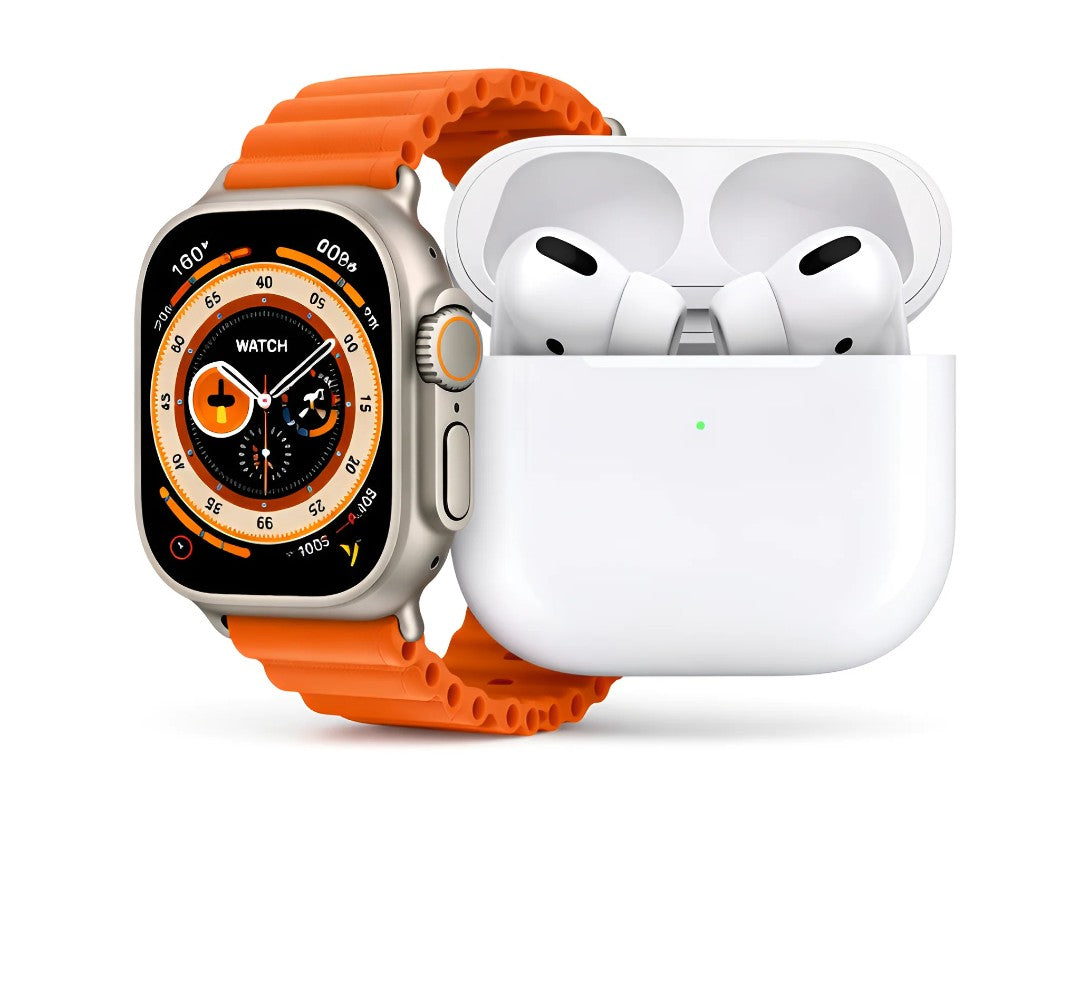 WATCH ULTRA 3 + AIRPODS PRO 3 COMBO | PREMIUM SMARTWATCH & WIRELESS EARBUDS WITH ACTIVE NOISE CANCELLATION, GPS, FITNESS TRACKING & LONG BATTERY LIFE