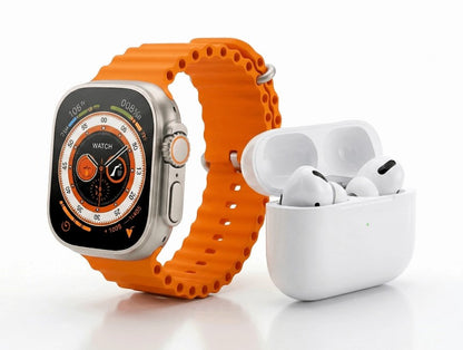WATCH ULTRA 3 + AIRPODS PRO 3 COMBO | PREMIUM SMARTWATCH & WIRELESS EARBUDS WITH ACTIVE NOISE CANCELLATION, GPS, FITNESS TRACKING & LONG BATTERY LIFE
